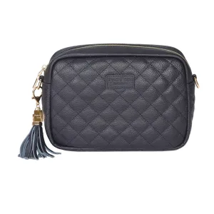 Quilted City Bag Navy & Accessories