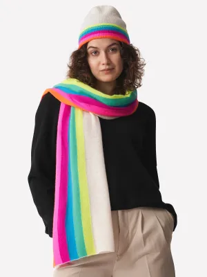 Rainbow Stripe Evie Scarf