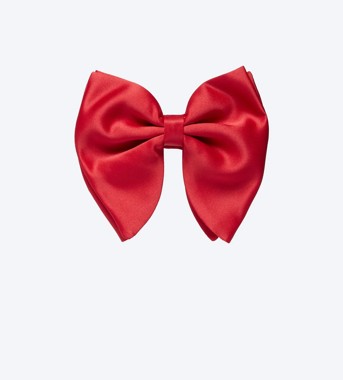 Red Satin Large Bow Tie