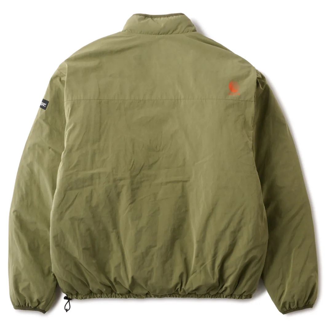 REVERSIBLE ARMY CARGO PUFF JACKET