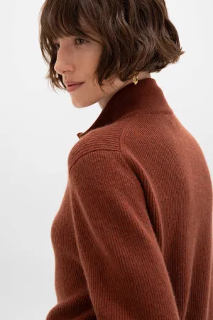 Ribbed Cashmere Cardigan