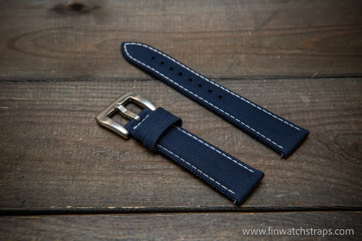 Sailcloth waterproof watch strap. PAM style buckle.