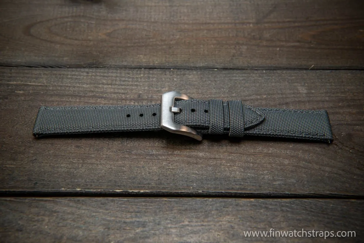 Sailcloth waterproof watch strap. PAM style buckle.