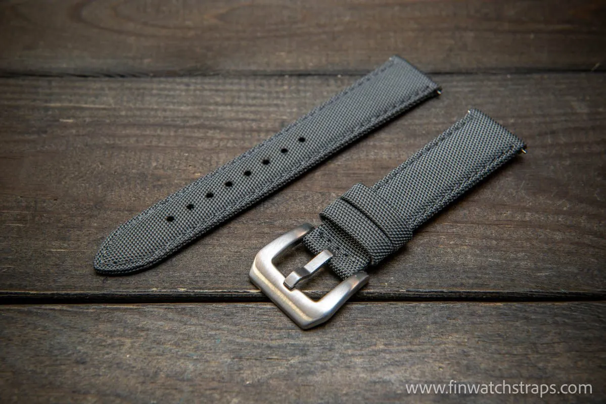 Sailcloth waterproof watch strap. PAM style buckle.