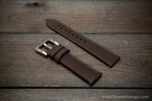 Sailcloth waterproof watch strap. PAM style buckle.