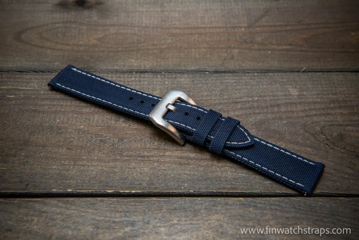 Sailcloth waterproof watch strap. PAM style buckle.