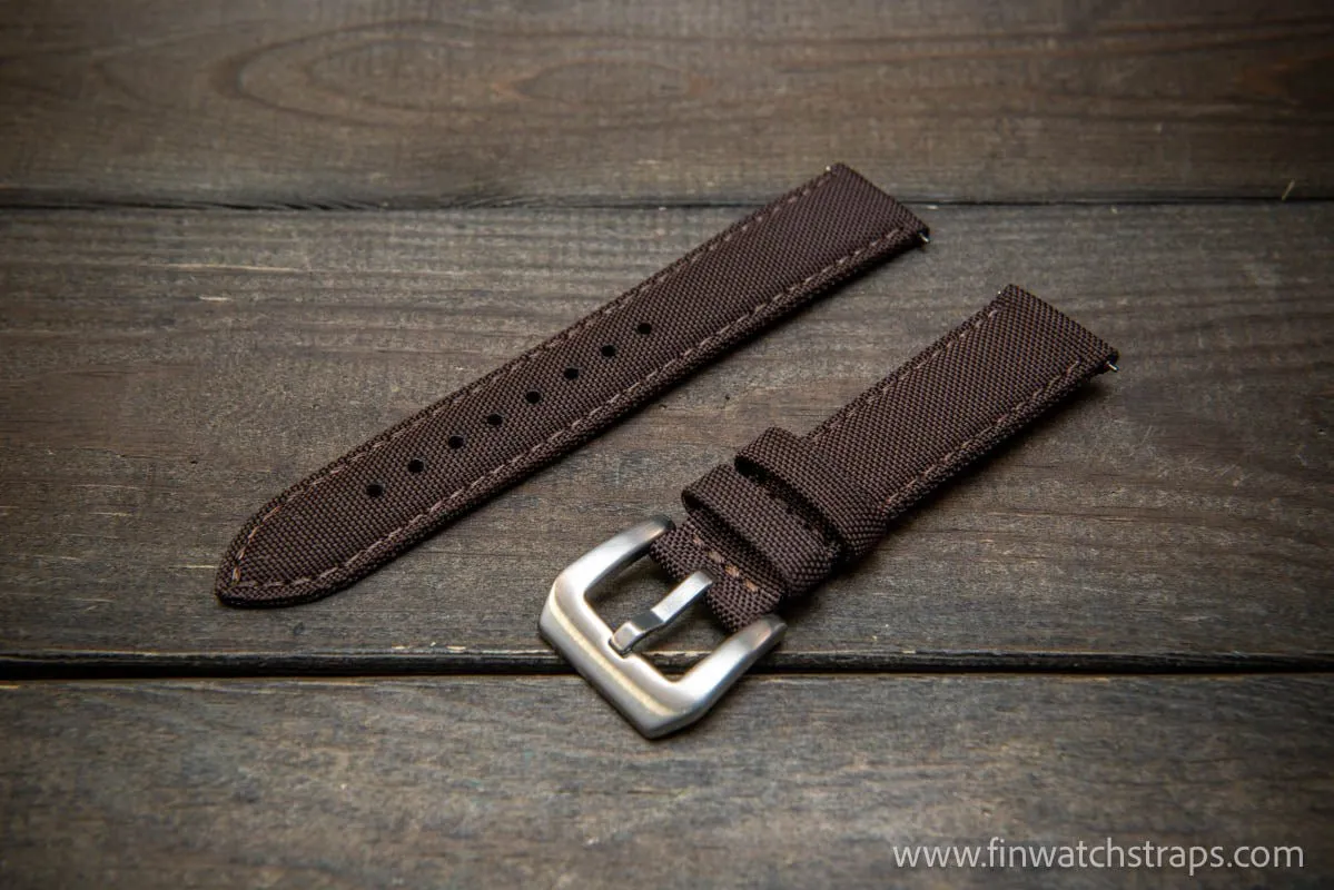 Sailcloth waterproof watch strap. PAM style buckle.