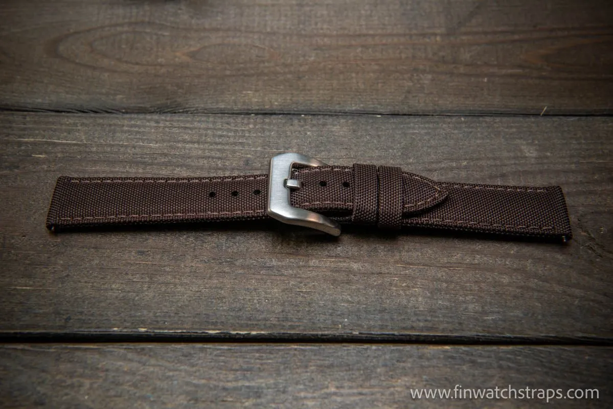 Sailcloth waterproof watch strap. PAM style buckle.