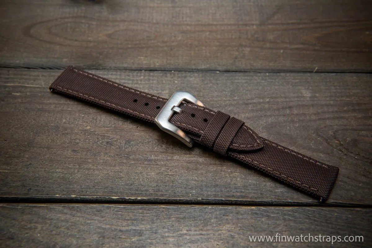 Sailcloth waterproof watch strap. PAM style buckle.