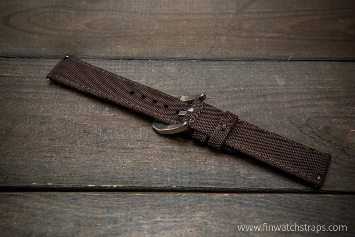 Sailcloth waterproof watch strap. PAM style buckle.