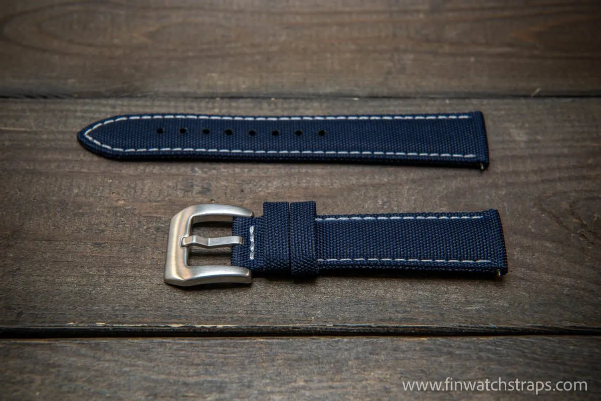 Sailcloth waterproof watch strap. PAM style buckle.