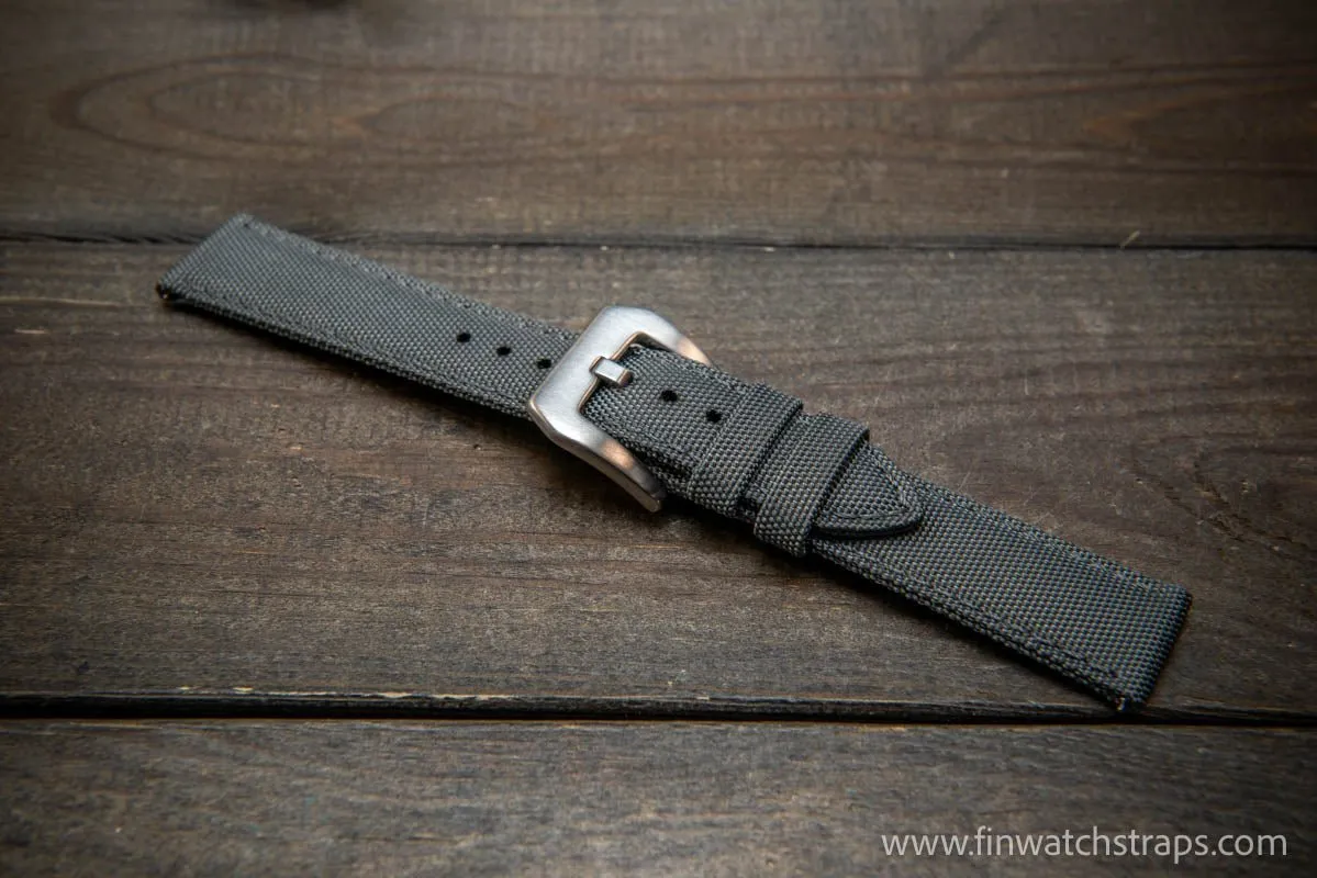 Sailcloth waterproof watch strap. PAM style buckle.