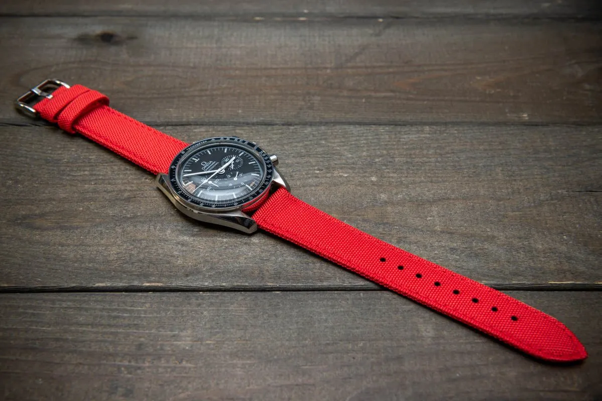 Sailcloth waterproof watch strap.