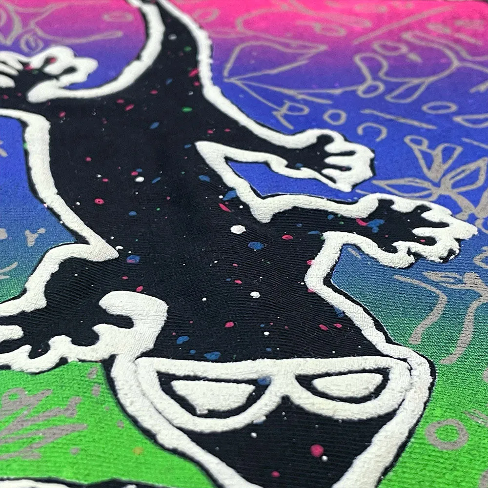 Secret Glow In The Dark Splatter 1988 Gecko Blends