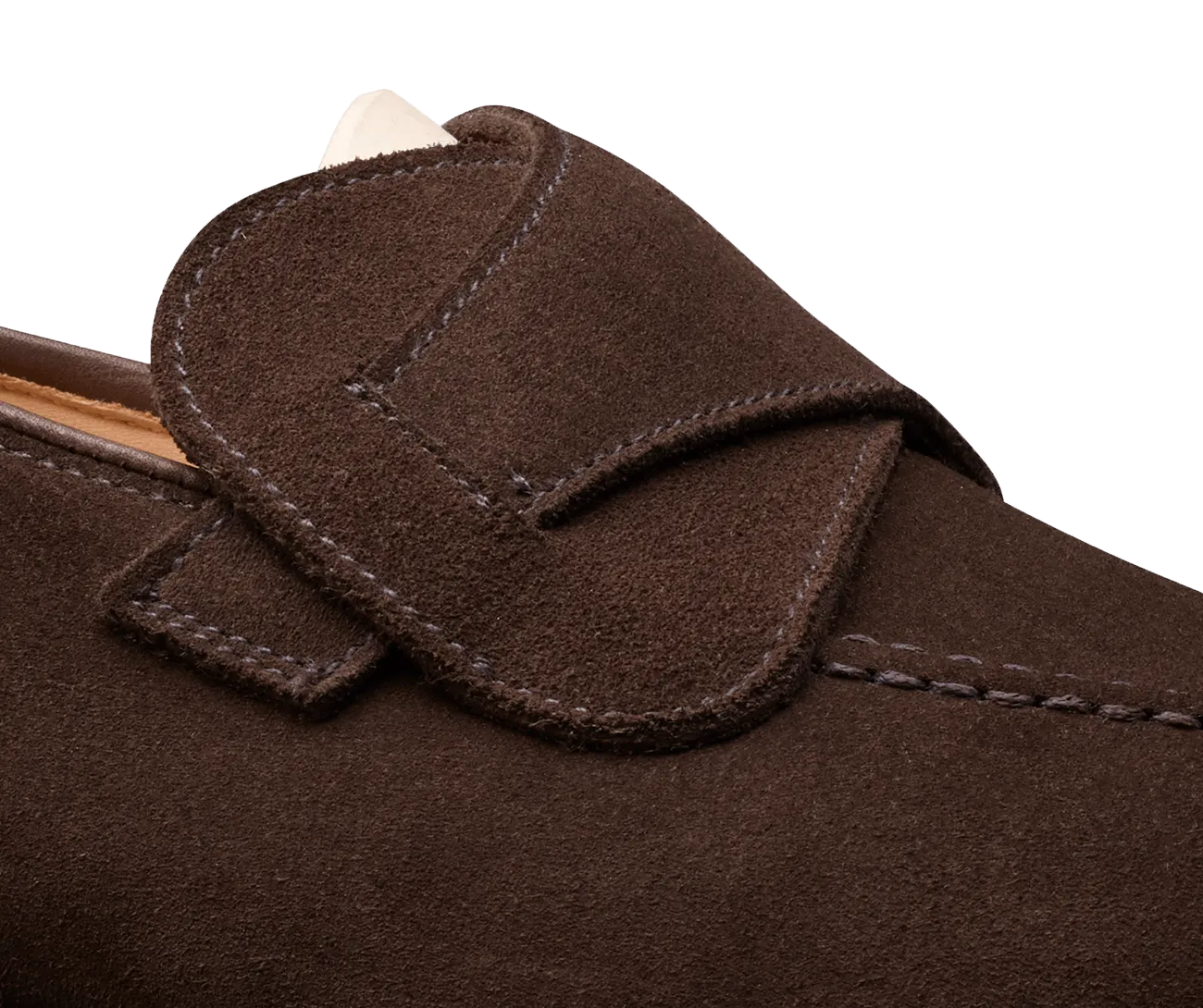 Selby Dark Brown Calf Suede