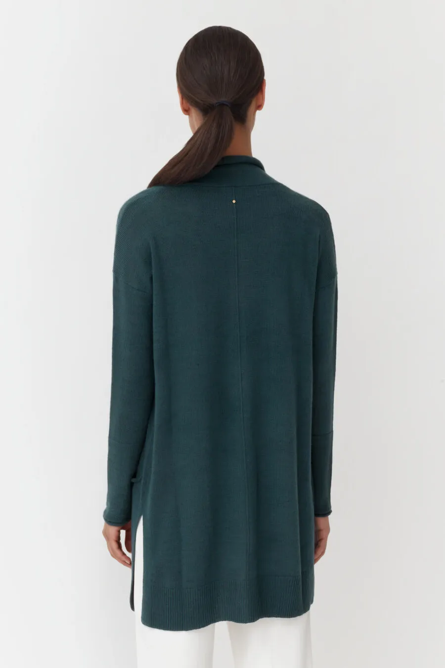 Single-Origin Cashmere Long Cardigan