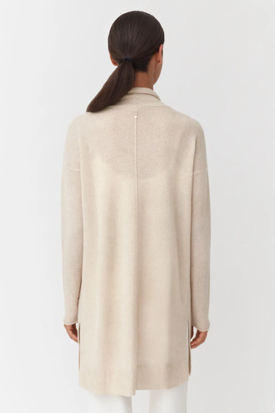 Single-Origin Cashmere Long Cardigan