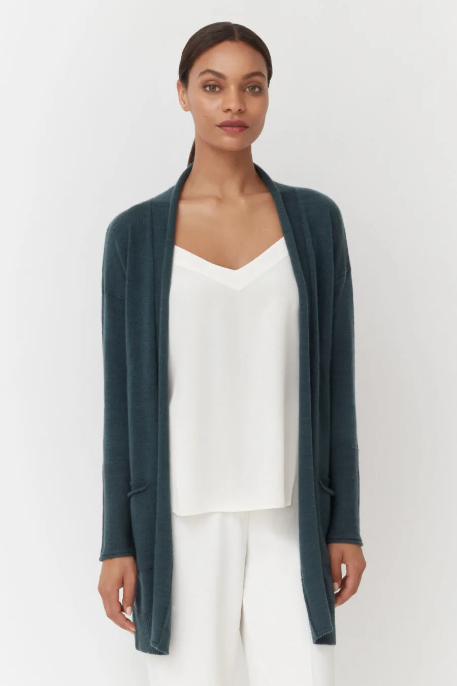 Single-Origin Cashmere Long Cardigan