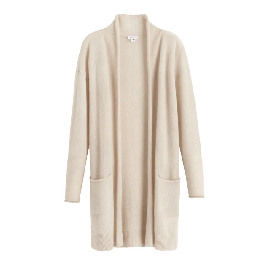 Single-Origin Cashmere Long Cardigan