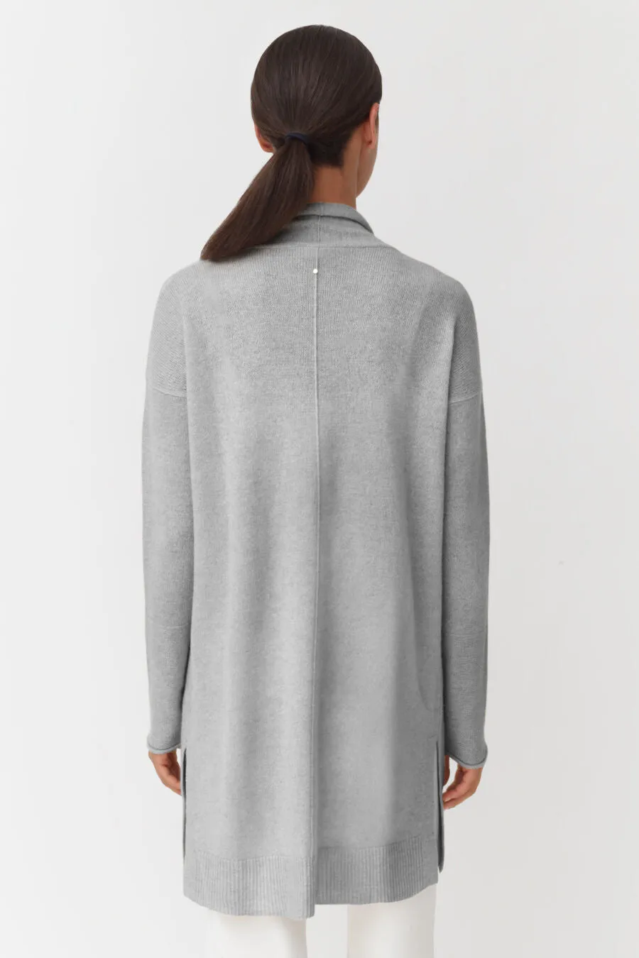 Single-Origin Cashmere Long Cardigan