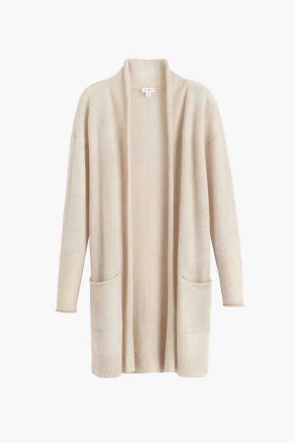 Single-Origin Cashmere Long Cardigan