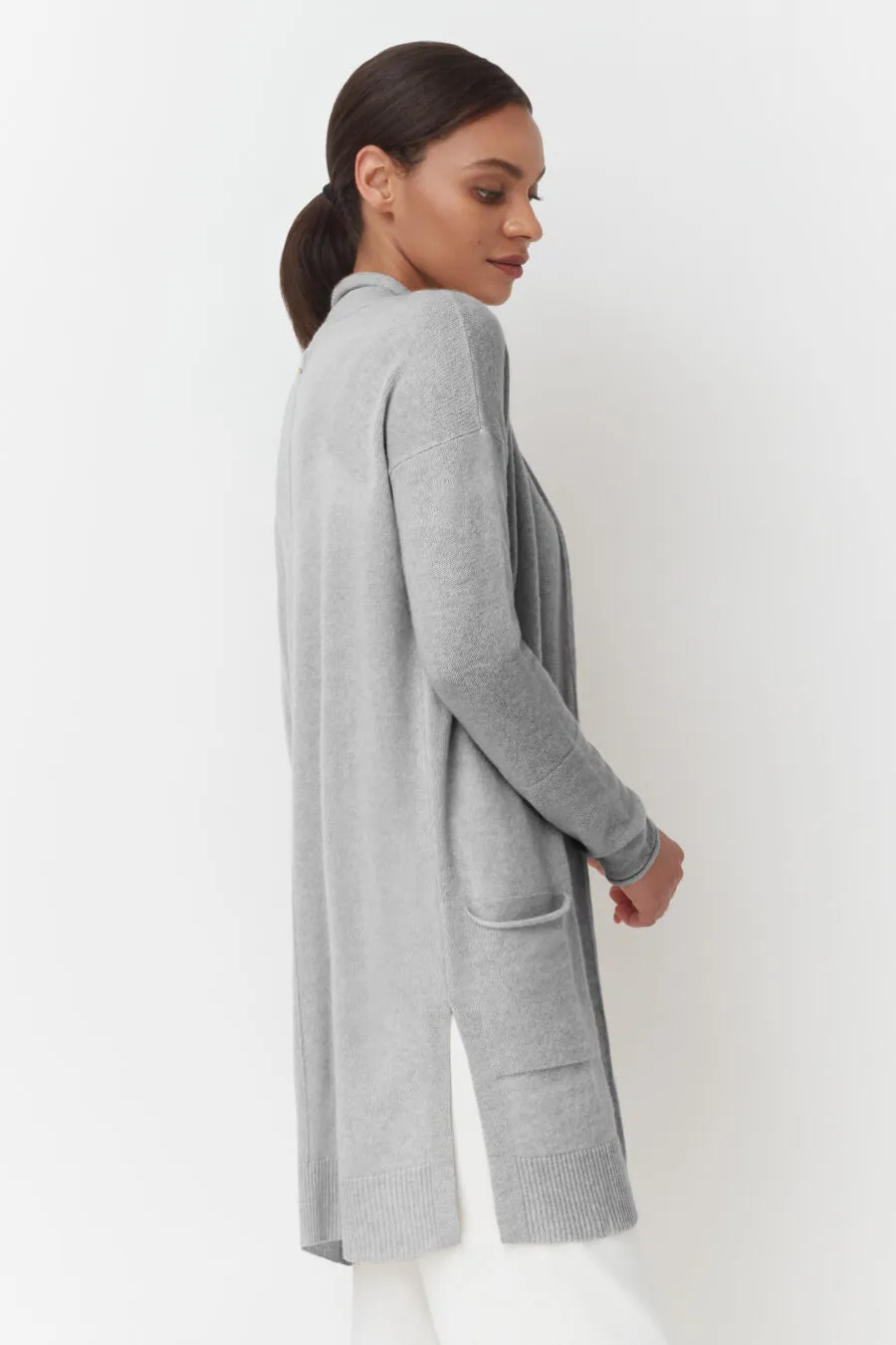 Single-Origin Cashmere Long Cardigan