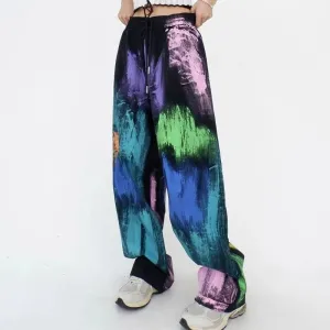 'Slow Down' Multi Color Oversized Pants