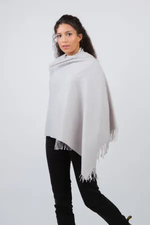 Solid Cashmere Stole - Potash