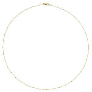 Solid Gold Satellite Necklace