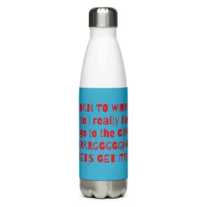 Stainless Steel Inspirational Water Bottle