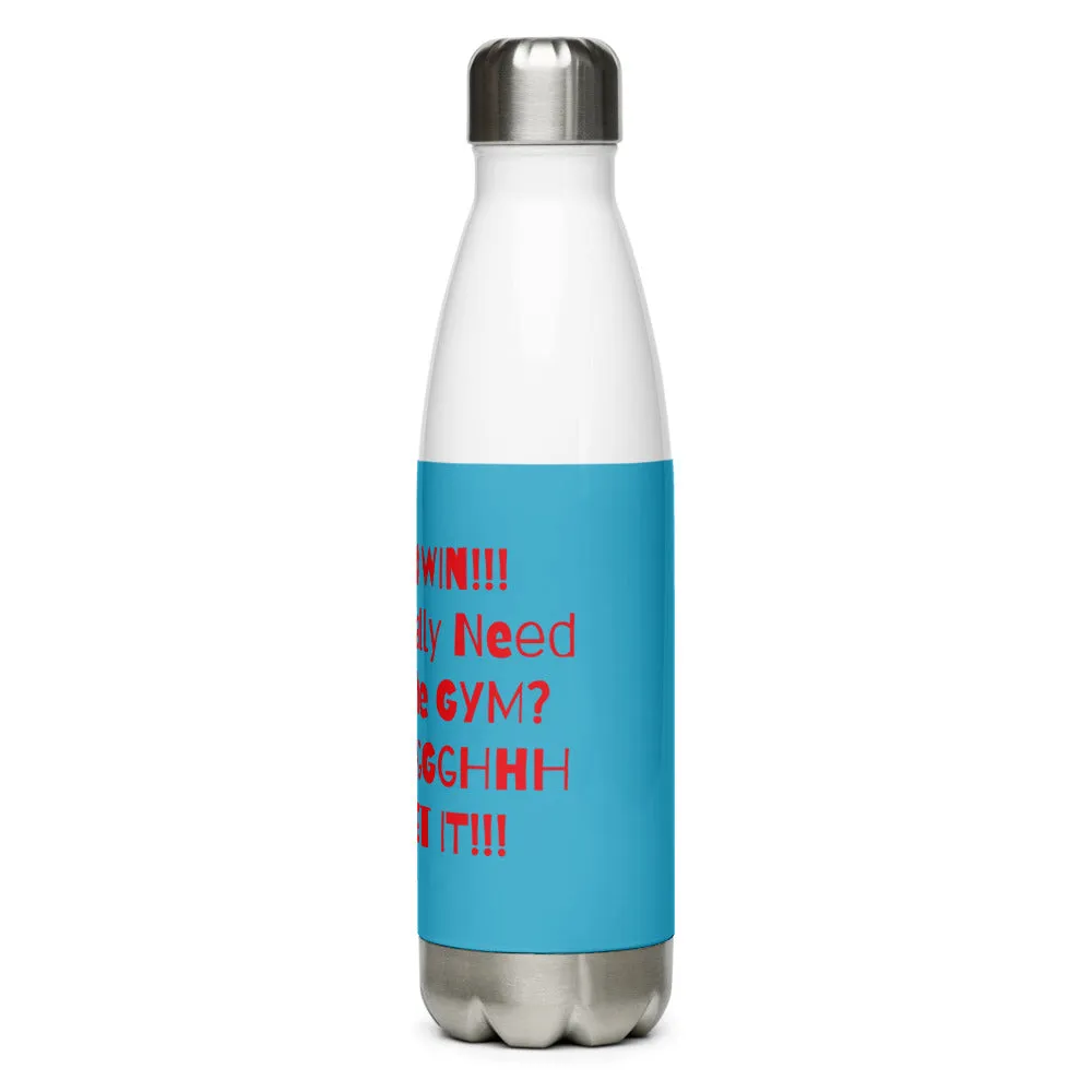 Stainless Steel Inspirational Water Bottle