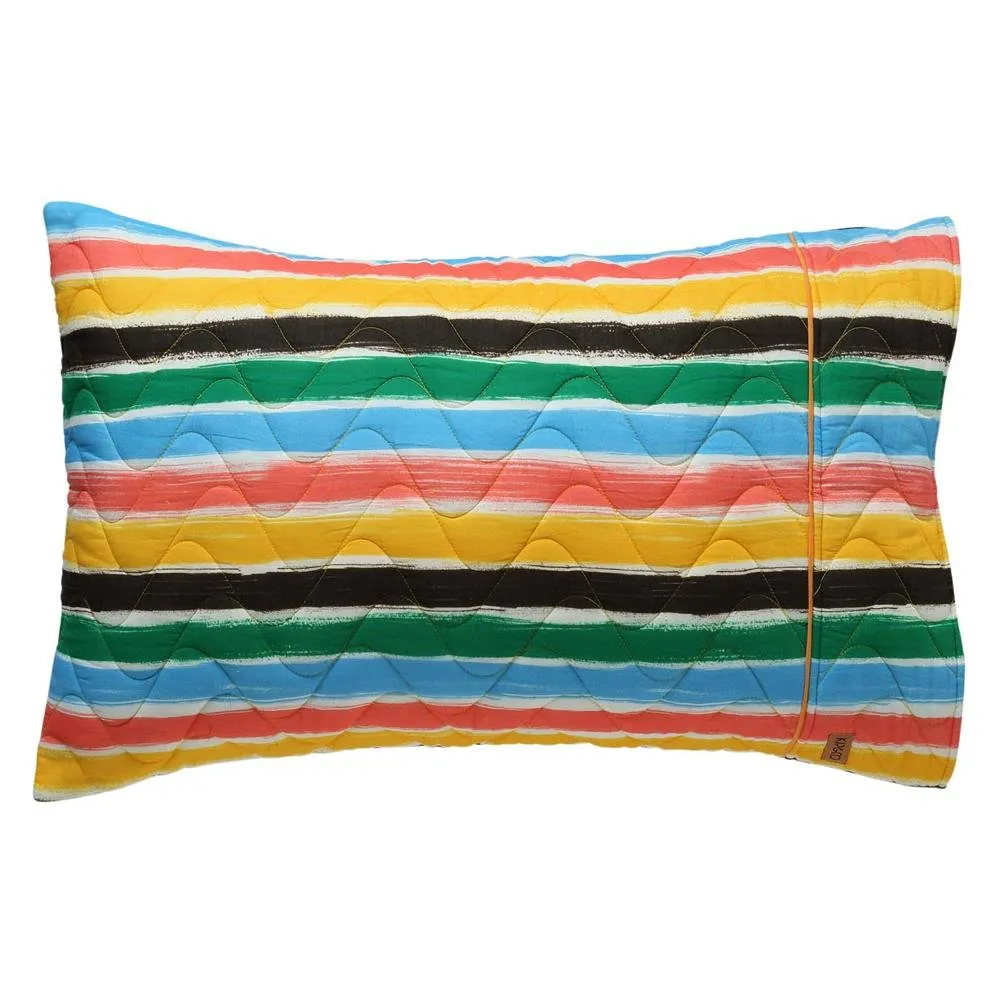 Stripey Strokes Quilted Single Pillowcase