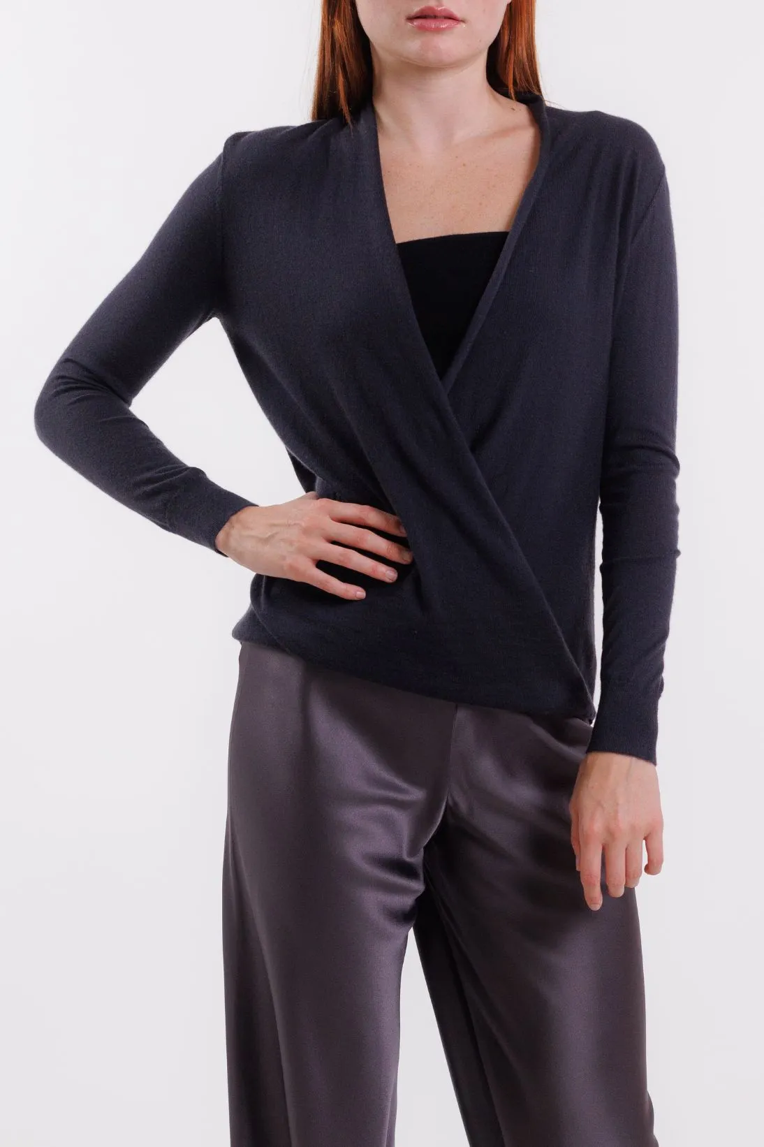 SUPERFINE WRAP TOP