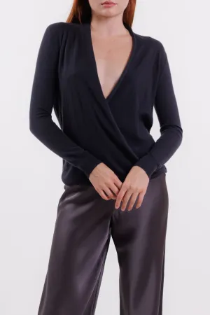 SUPERFINE WRAP TOP