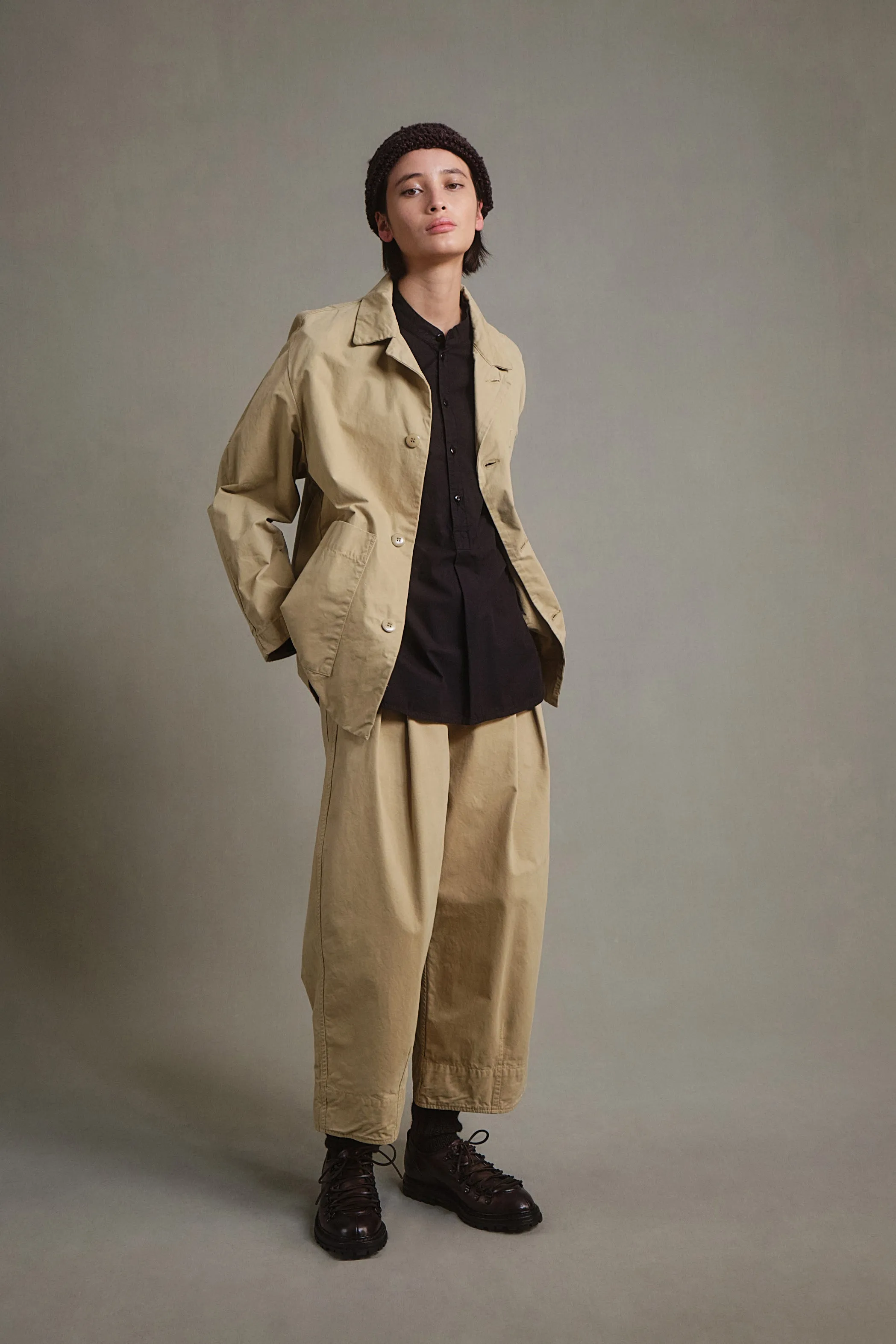 THE MECHANIC JACKET / WORK TWILL SAND