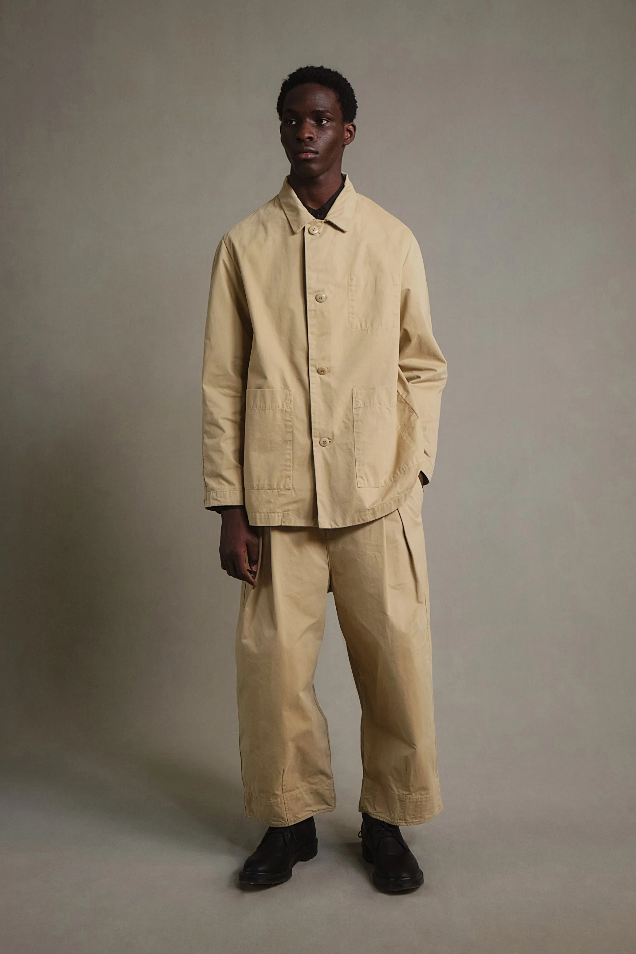 THE MECHANIC JACKET / WORK TWILL SAND