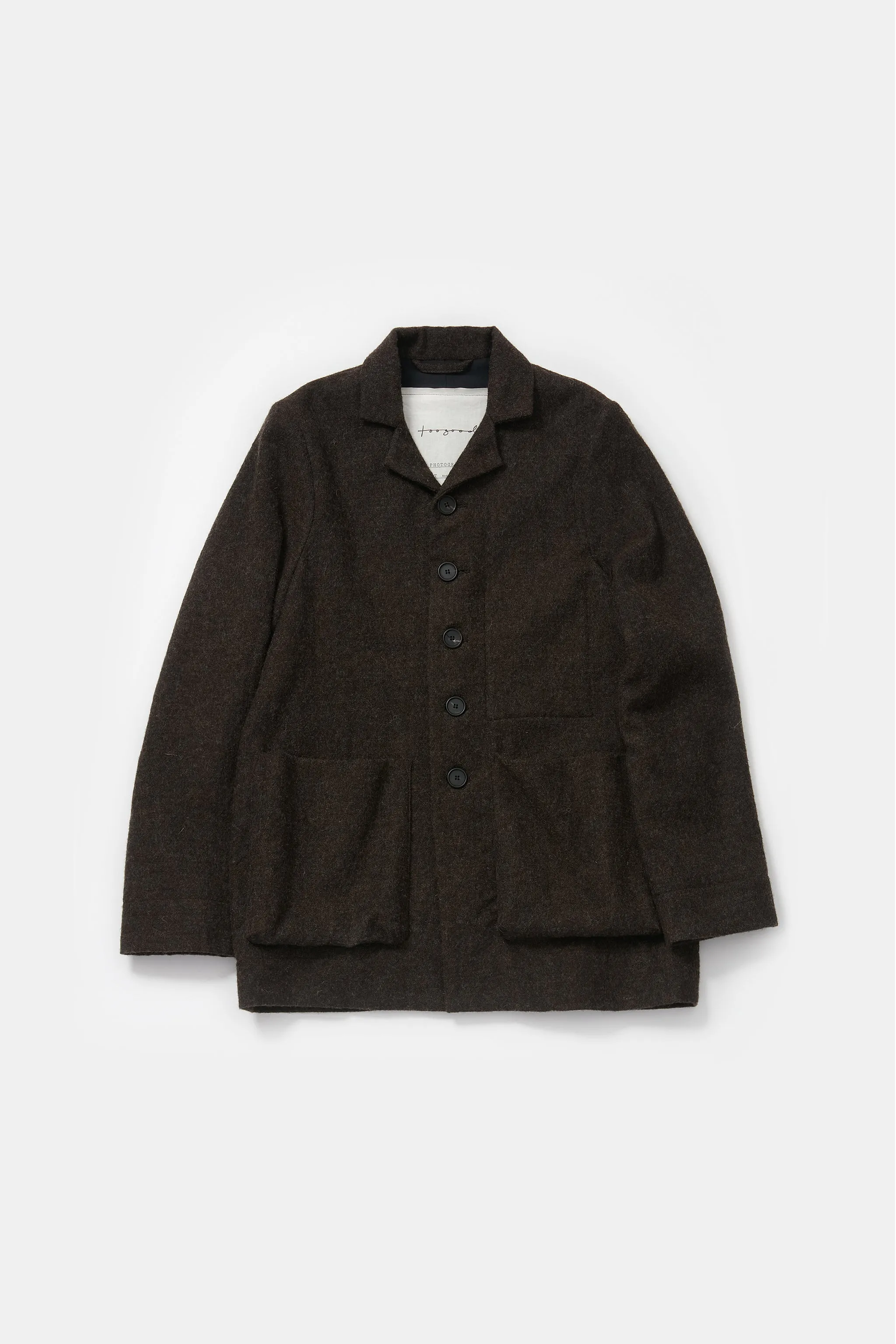 Walnut Natural Wool Photographer Jacket