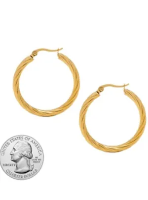 Tina Medium Hoops