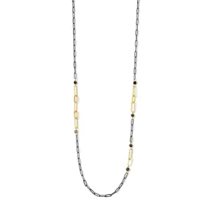 Two-Tone Long Necklace