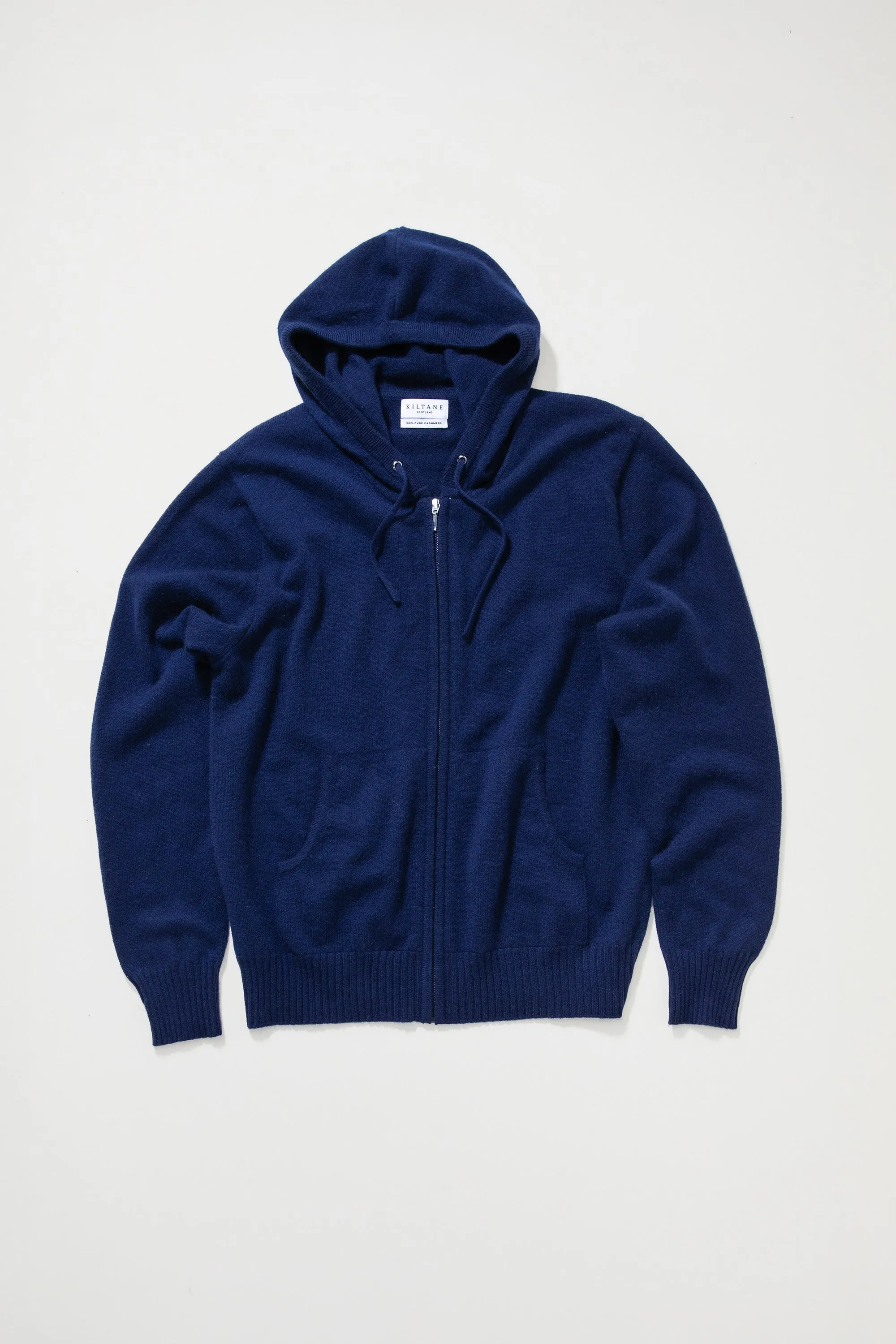 Unisex Cashmere Zip Hoodie - Eclipse