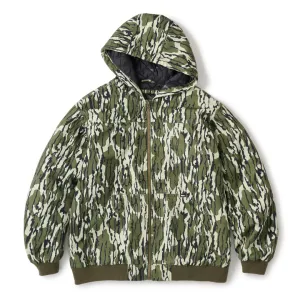 WASHED CANVAS HOODED JACKET