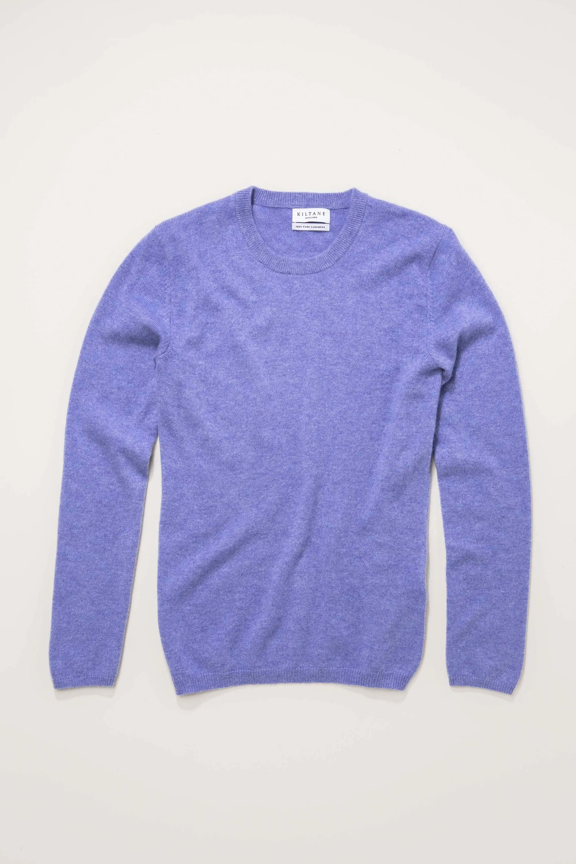 Women's Cashmere Crew Neck Jumper - Wisteria